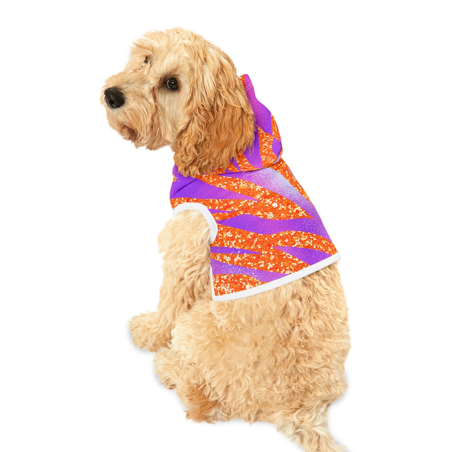 Orange Purple Mix- Pet Hoodie