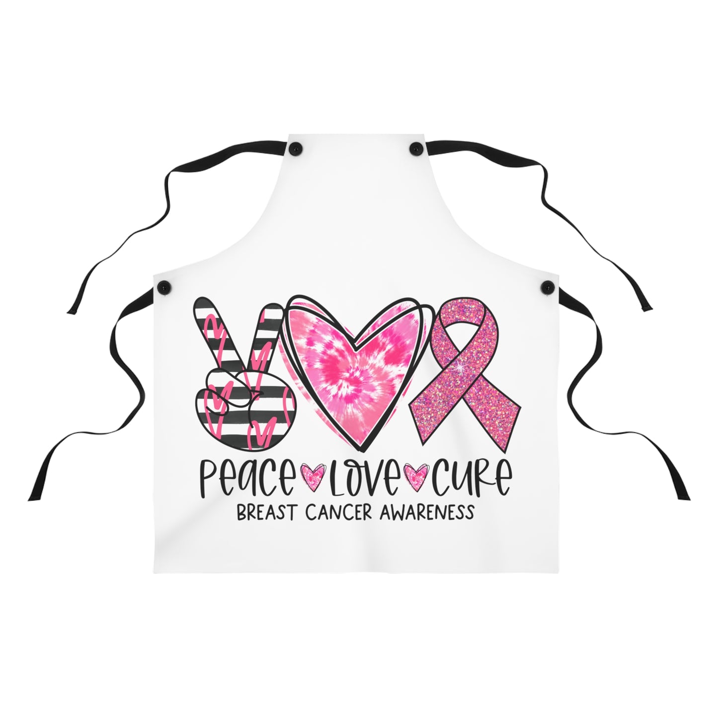 PEACE LOVE CURE-Apron (AOP)