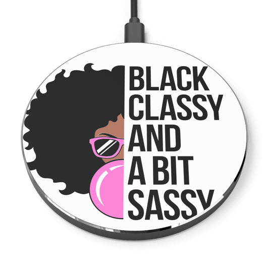 Black, classy, sassy- Wireless Charger