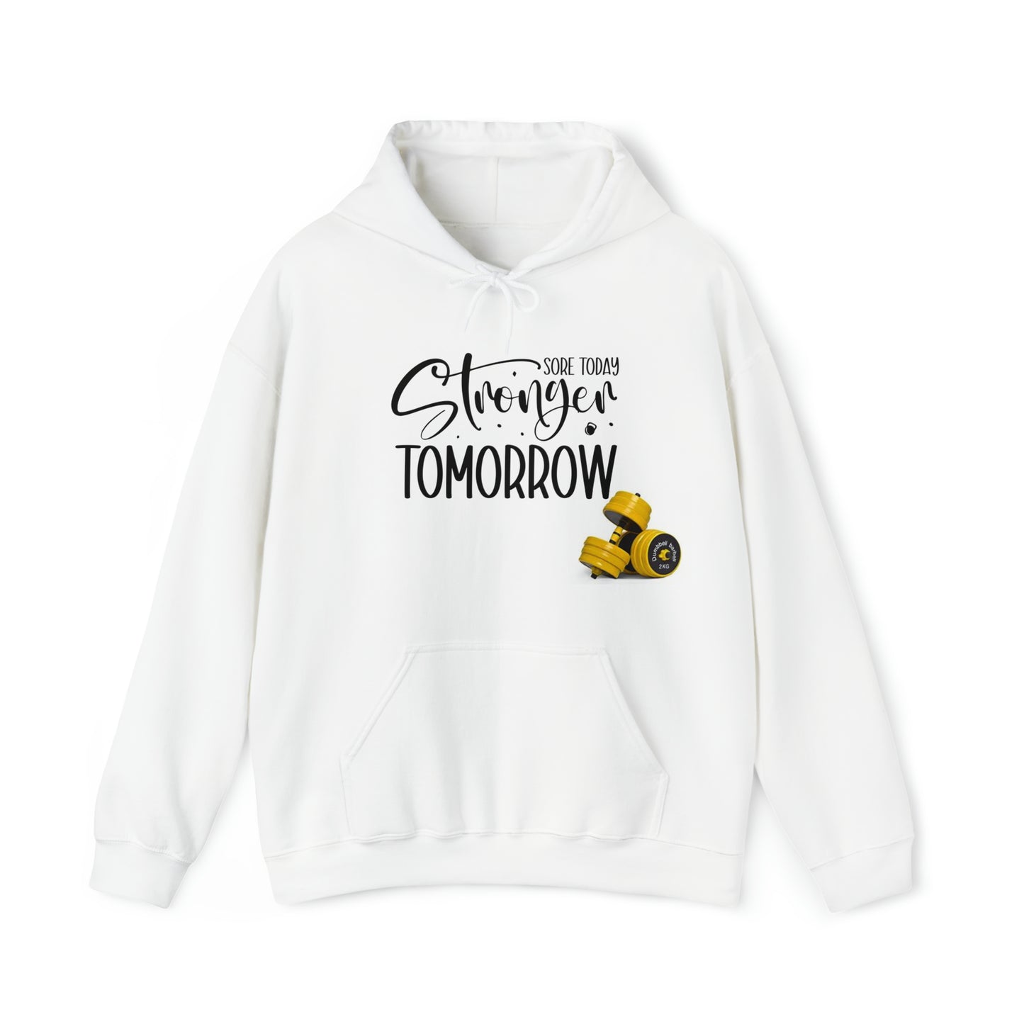 Sore today and stronger tomorrow-Unisex Heavy Blend™ Hooded Sweatshirt