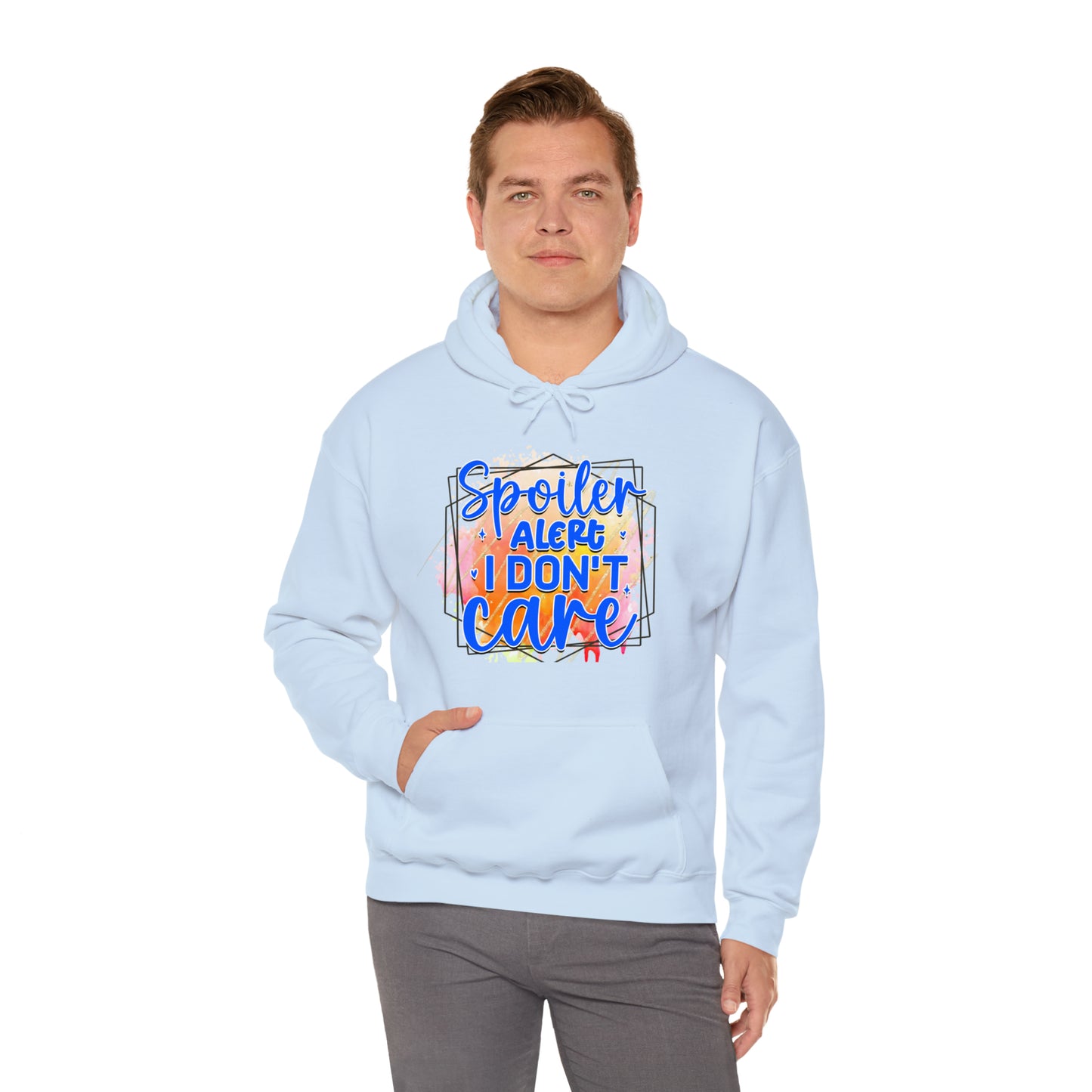 I DON'T CARE- Unisex Heavy Blend™ Hooded Sweatshirt