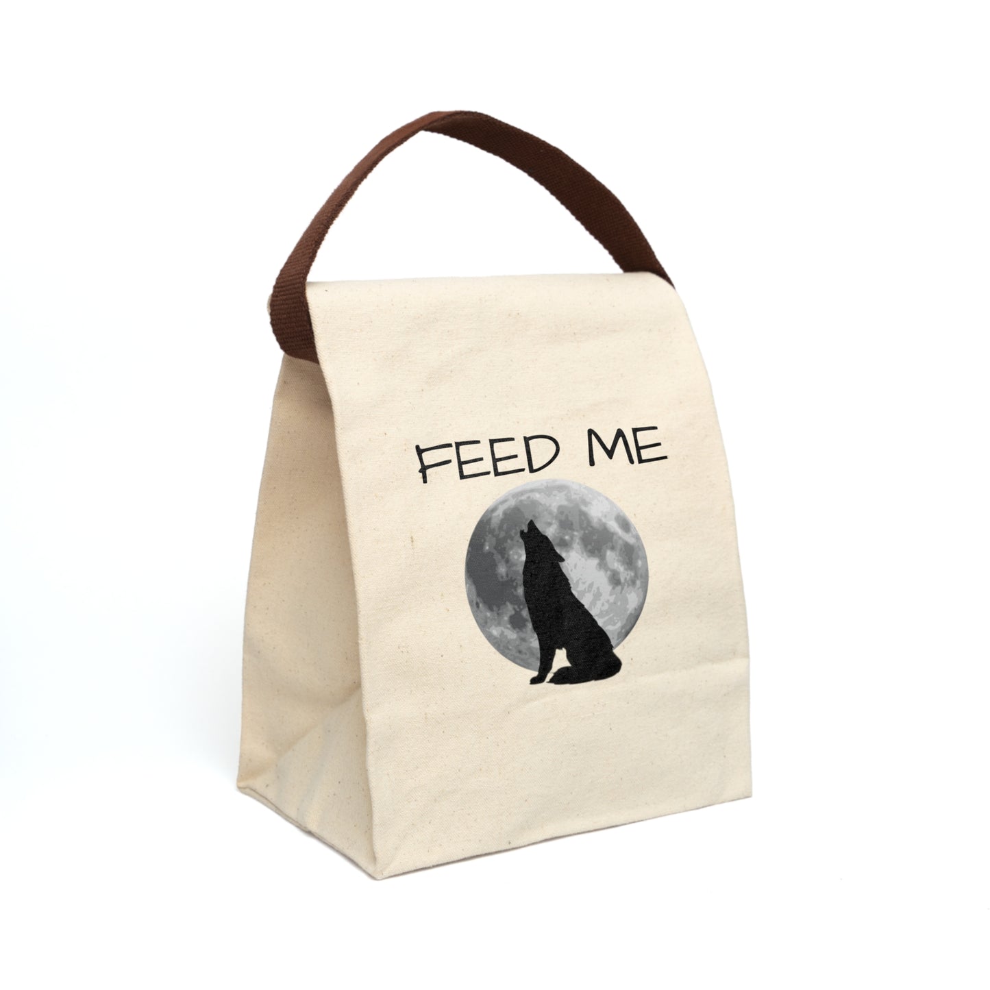 FEED ME - Canvas Lunch Bag With Strap