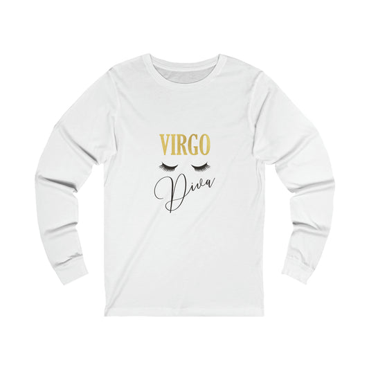 Virgo Diva - Unisex Jersey Long Sleeve Tee