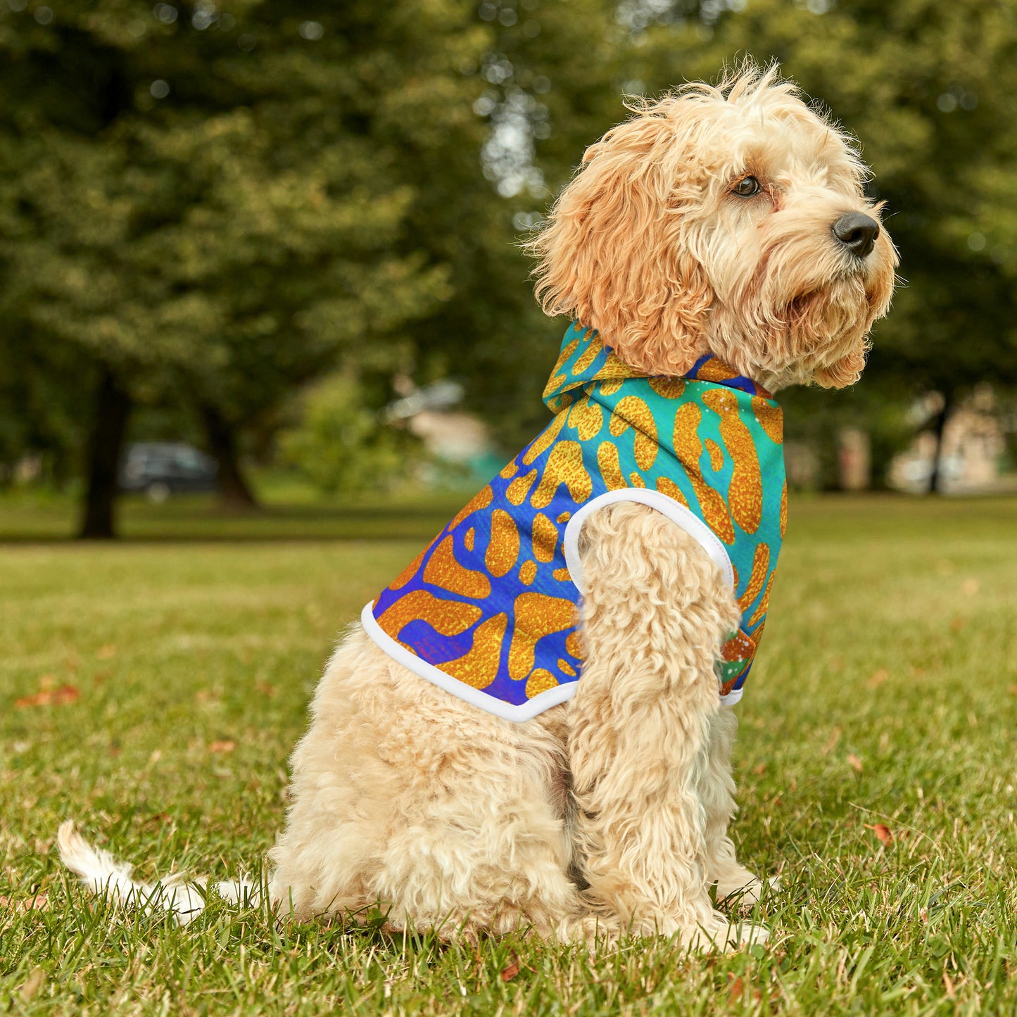 Multi-color cheetah- Pet Hoodie