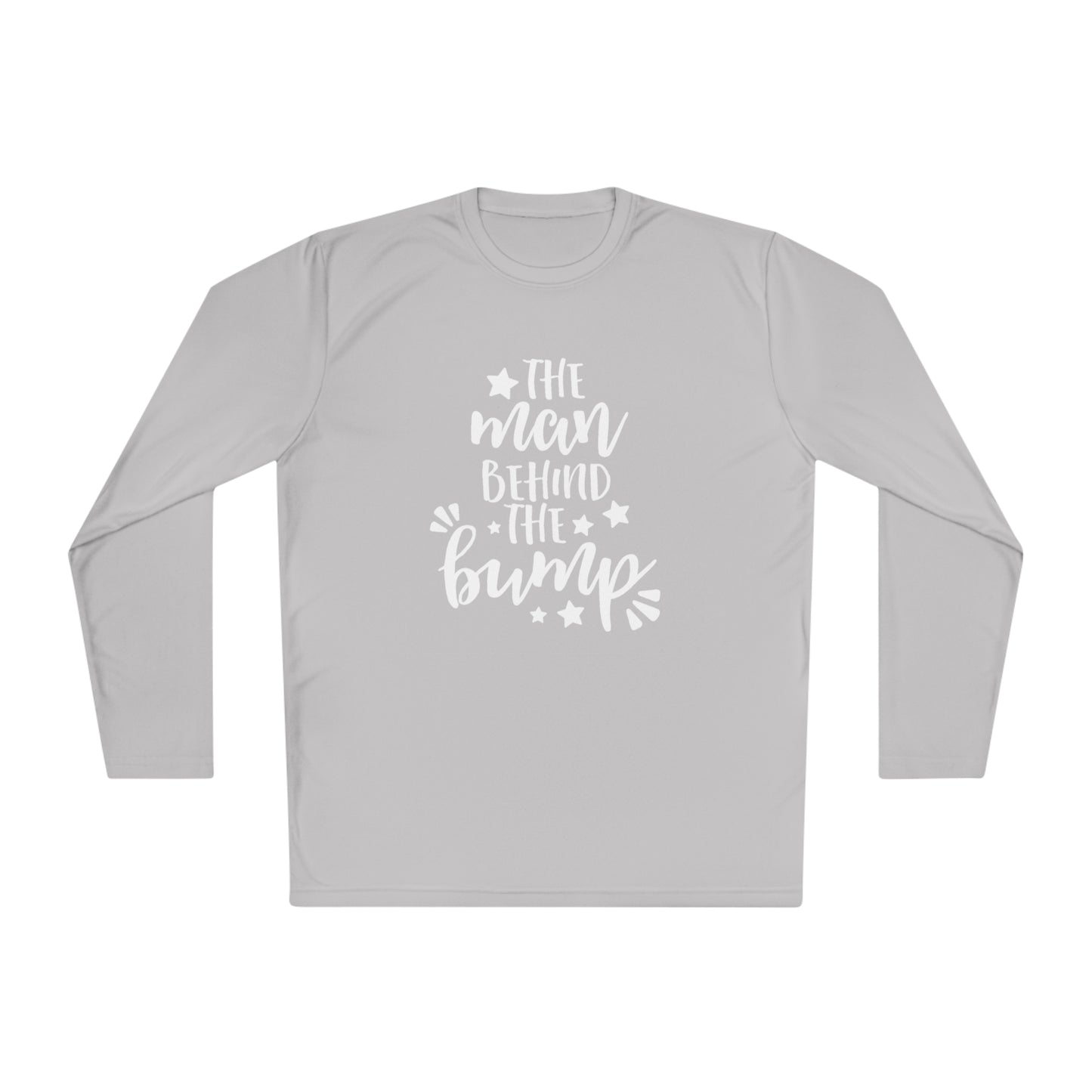 The man behind my bump- Unisex Lightweight Long Sleeve Tee