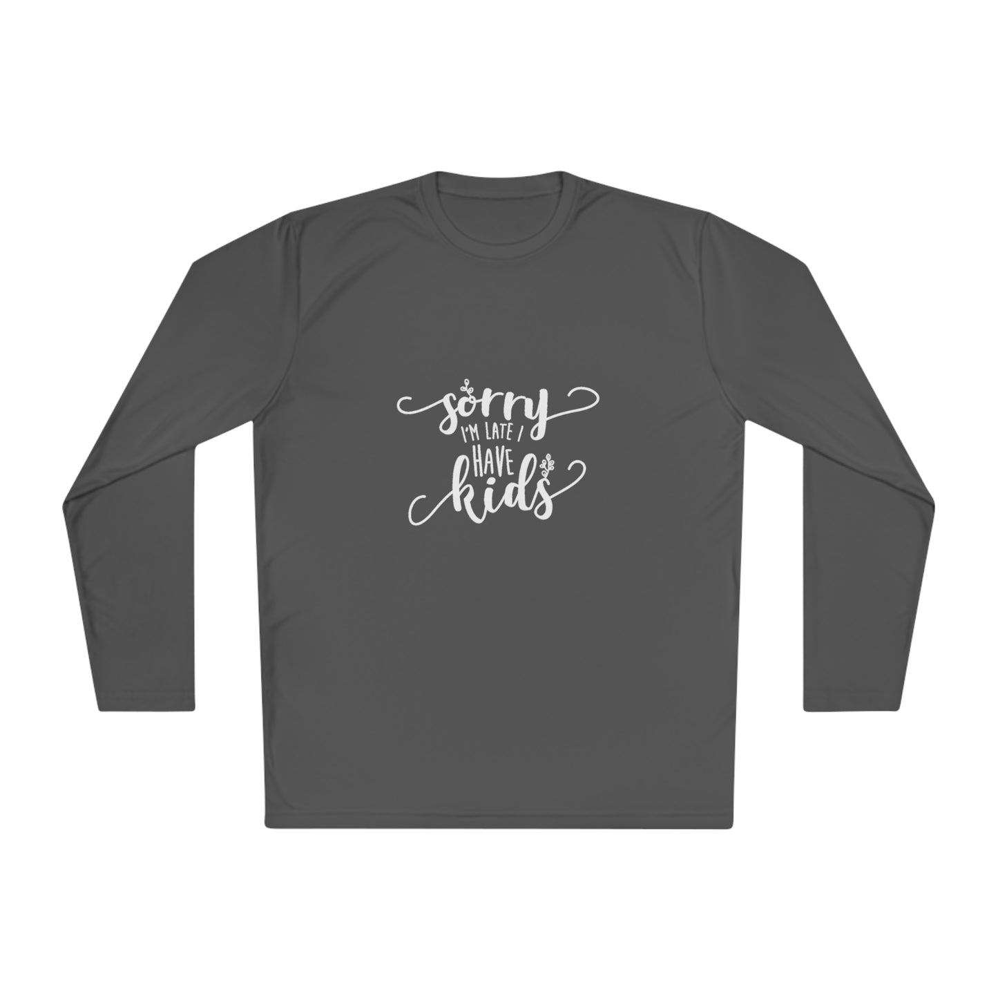 Sorry I'm late, I have kids- Unisex Lightweight Long Sleeve Tee