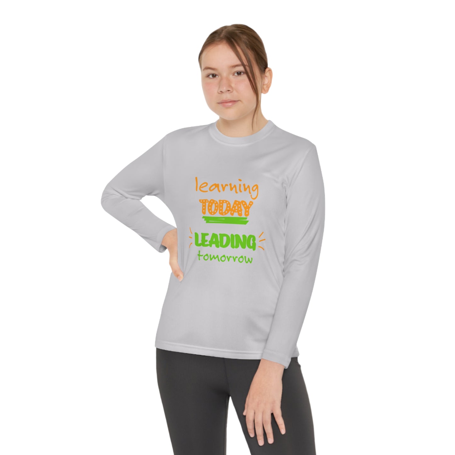 Learning today-Youth Long Sleeve Competitor Tee