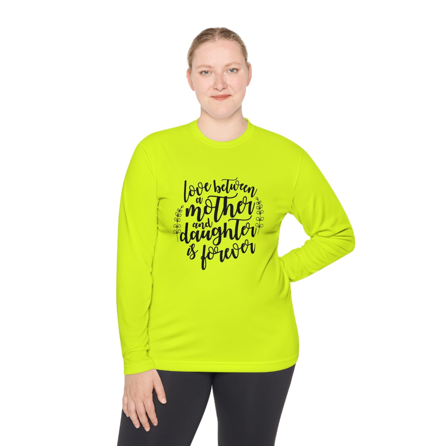 Love between a mother and daughter- Unisex Lightweight Long Sleeve Tee