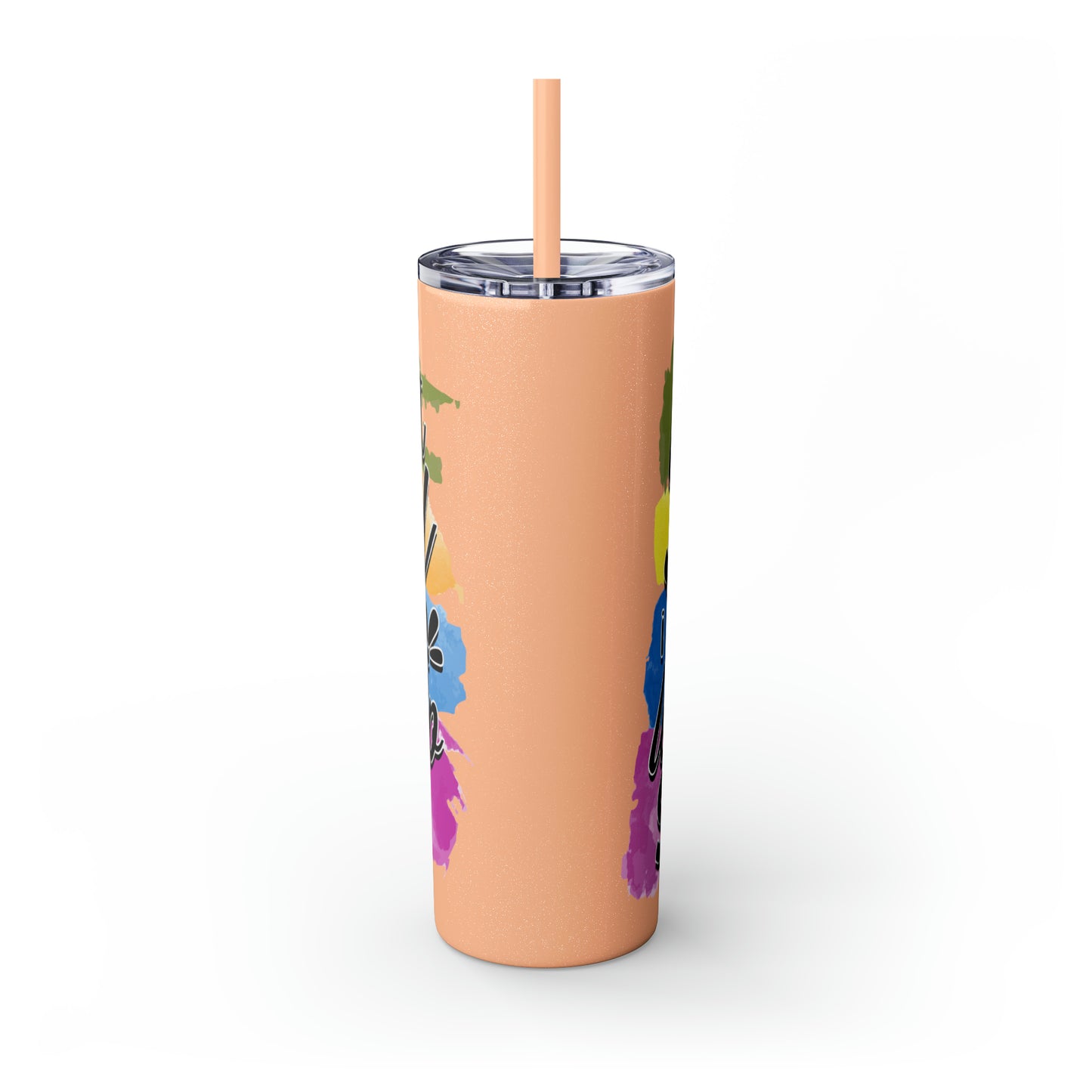 I'm not bossy I have leadership skills- Skinny Tumbler with Straw, 20oz