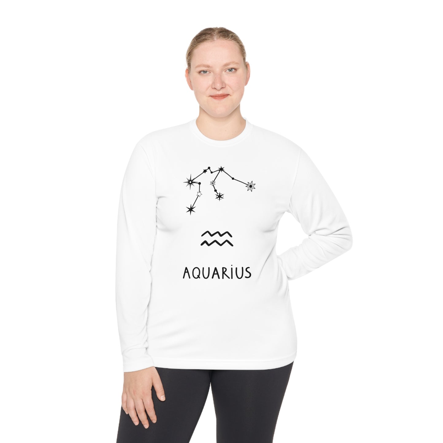 AQUARIUS STARS- Unisex Lightweight Long Sleeve Tee