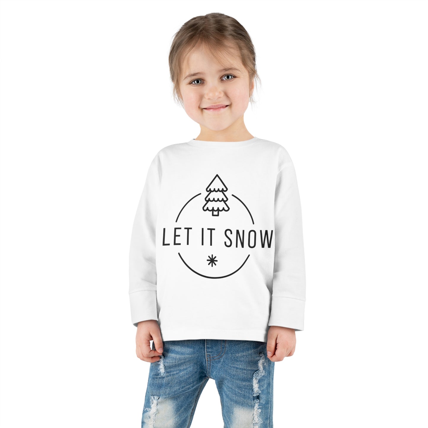 Let it snow- Toddler Long Sleeve Tee