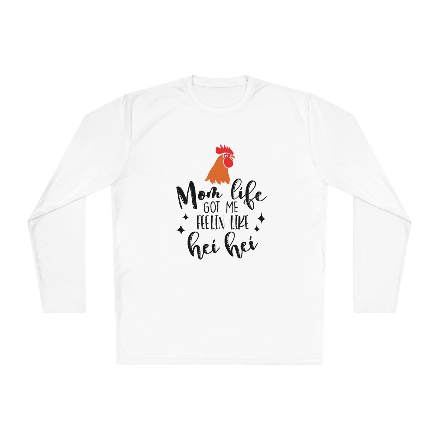 Mom life- Rooster- Unisex Lightweight Long Sleeve Tee