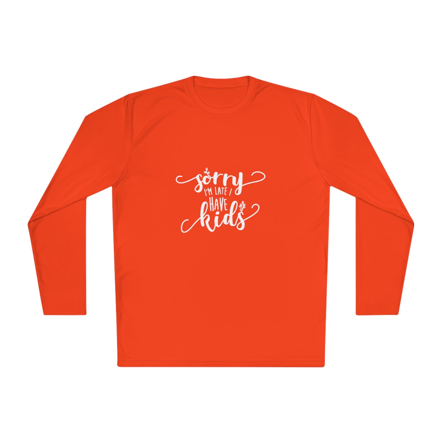 Sorry I'm late, I have kids- Unisex Lightweight Long Sleeve Tee