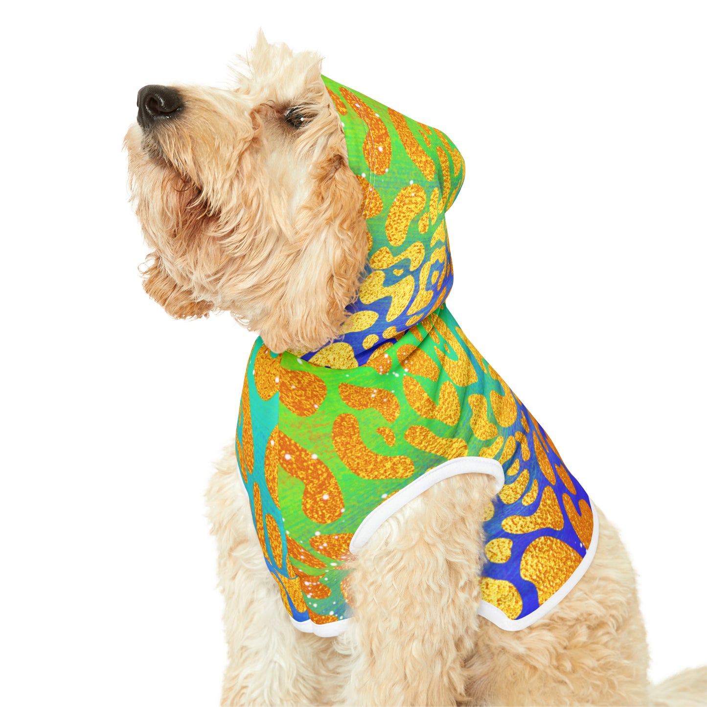 Multi-color cheetah- Pet Hoodie