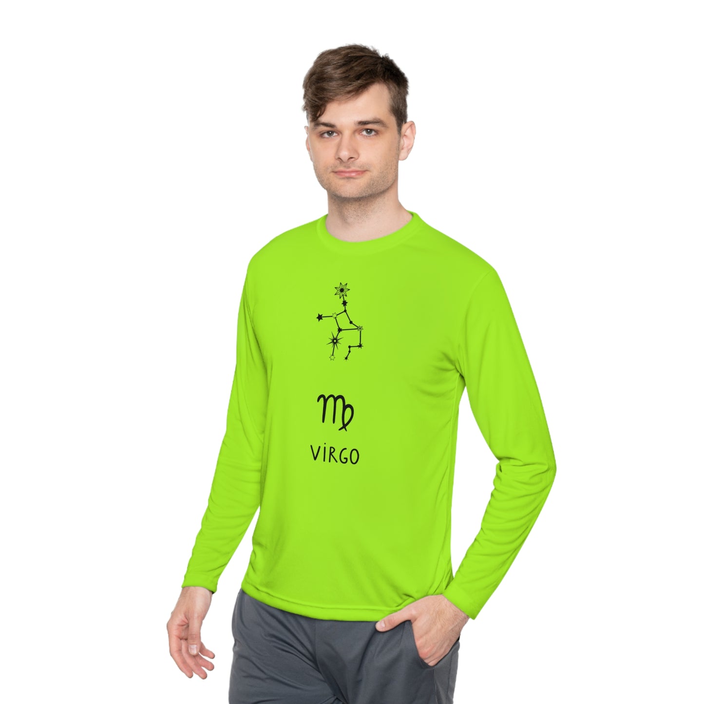 VIRGO STARS-Unisex Lightweight Long Sleeve Tee