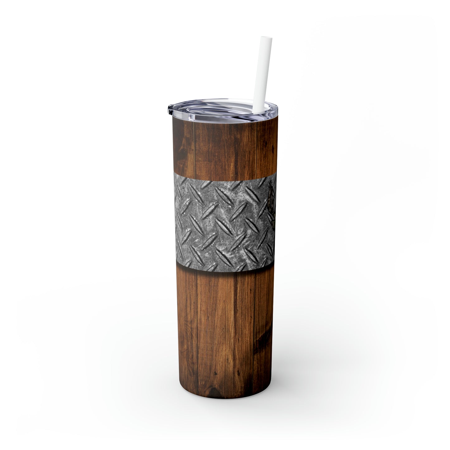 Deer Hunting- Skinny Tumbler with Straw, 20oz