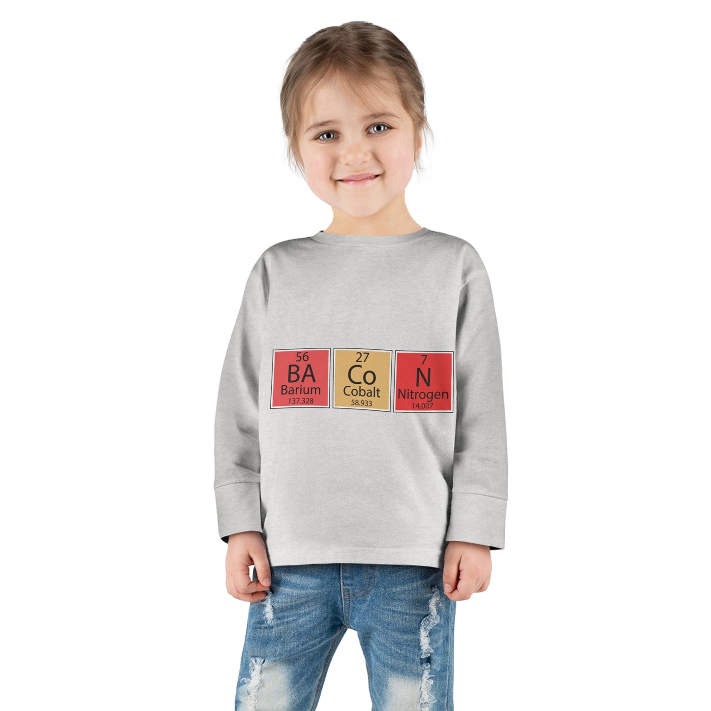 Bacon-Toddler Long Sleeve Tee