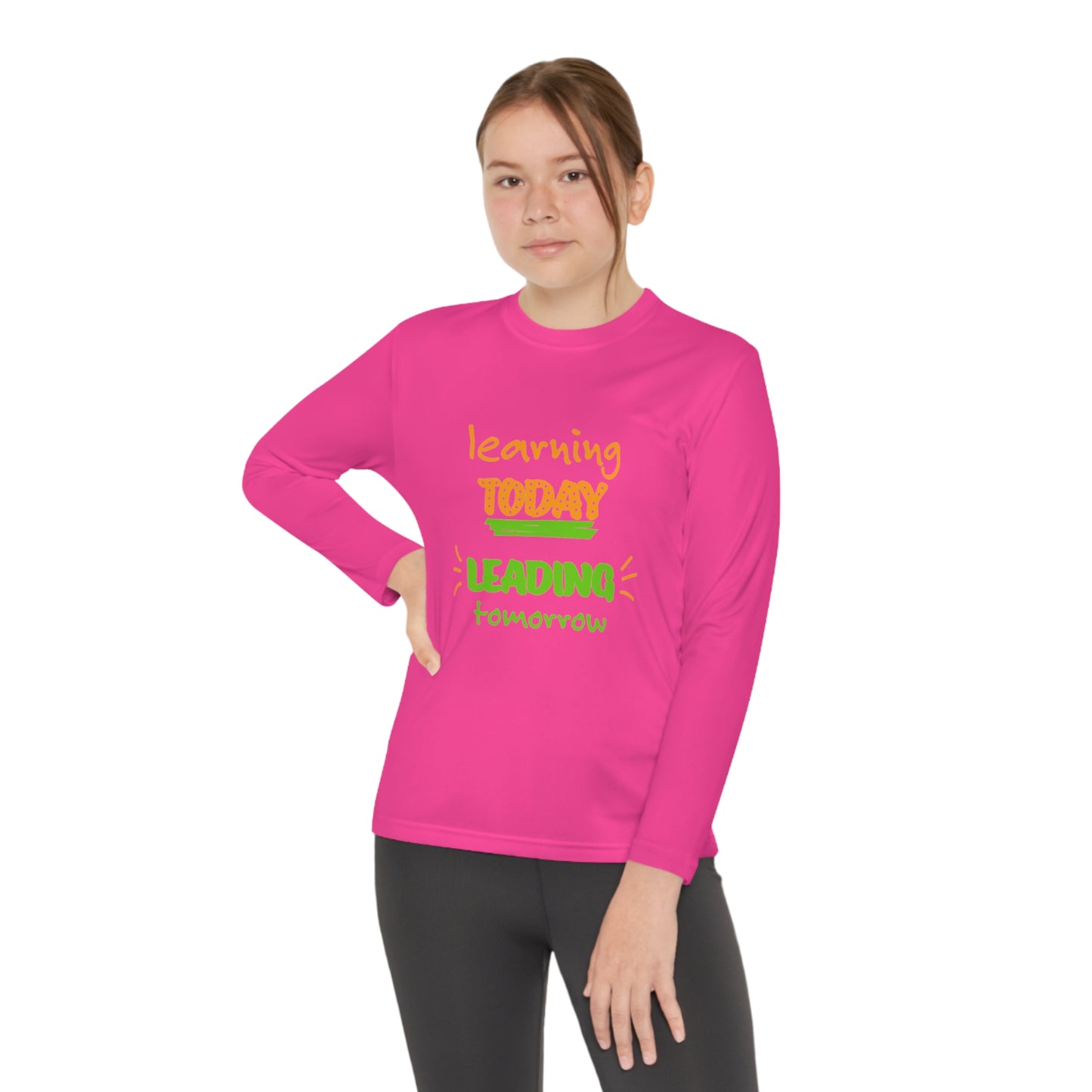 Learning today-Youth Long Sleeve Competitor Tee