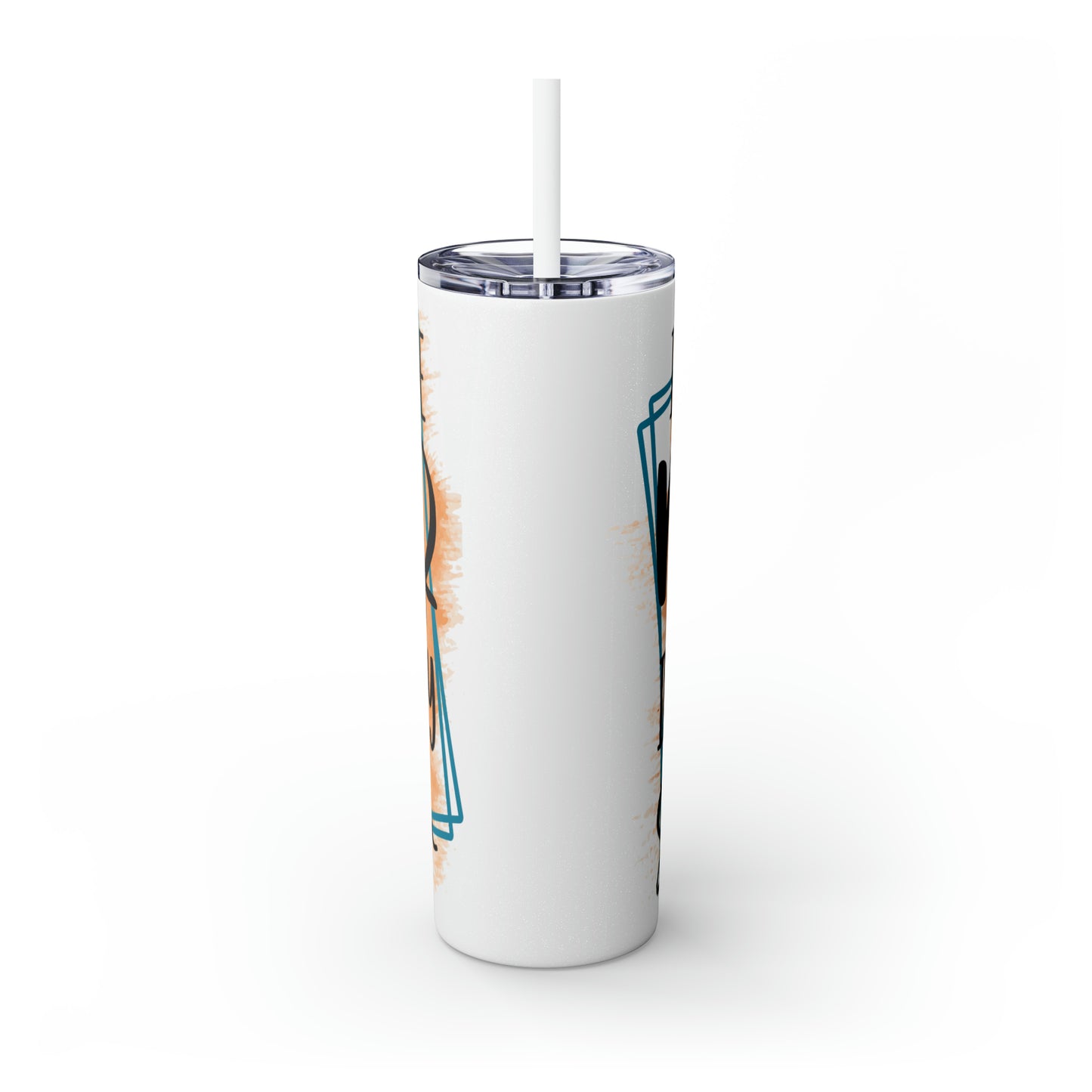 I'll try to be nicer if you try to be smarter- Skinny Tumbler with Straw, 20oz