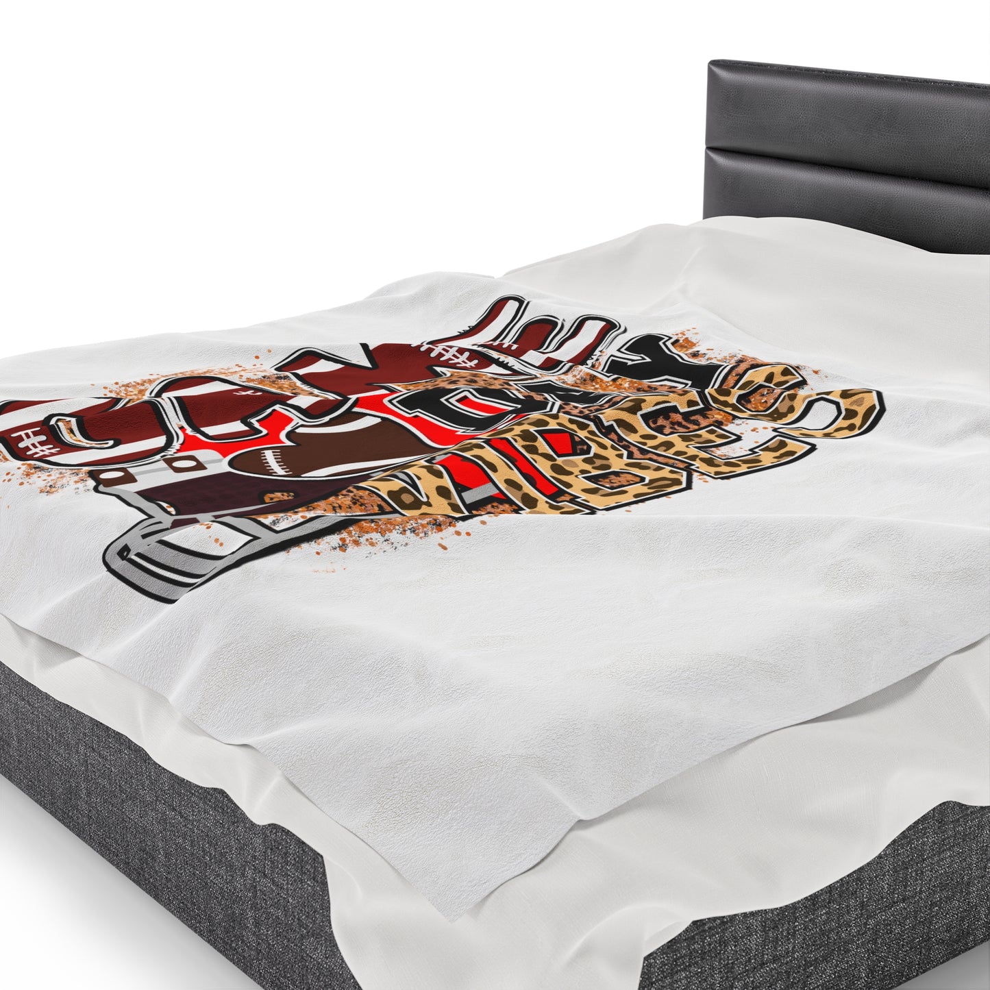 Game Day Vibez-Velveteen Plush Blanket