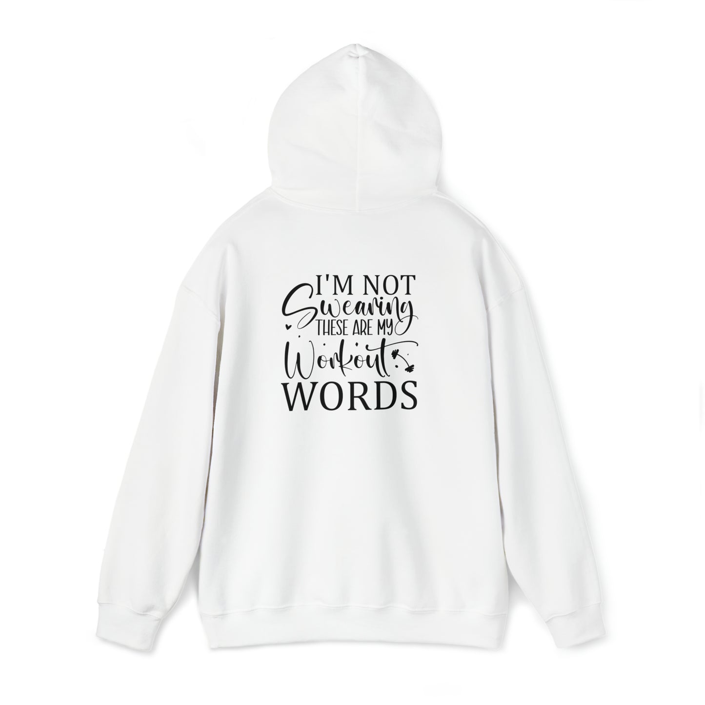 Workout words- Unisex Heavy Blend™ Hooded Sweatshirt