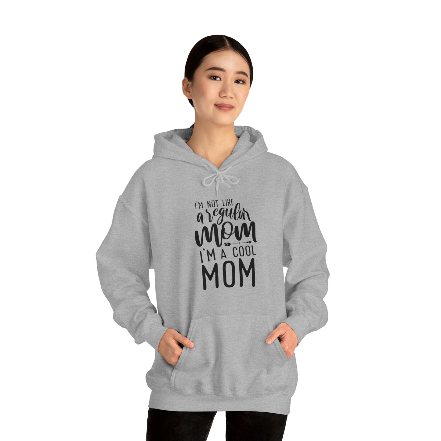 I'm not like a regular mom- Unisex Heavy Blend™ Hooded Sweatshirt