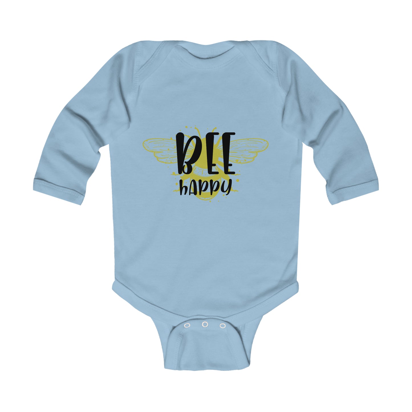 Bee Happy-Infant Long Sleeve Bodysuit