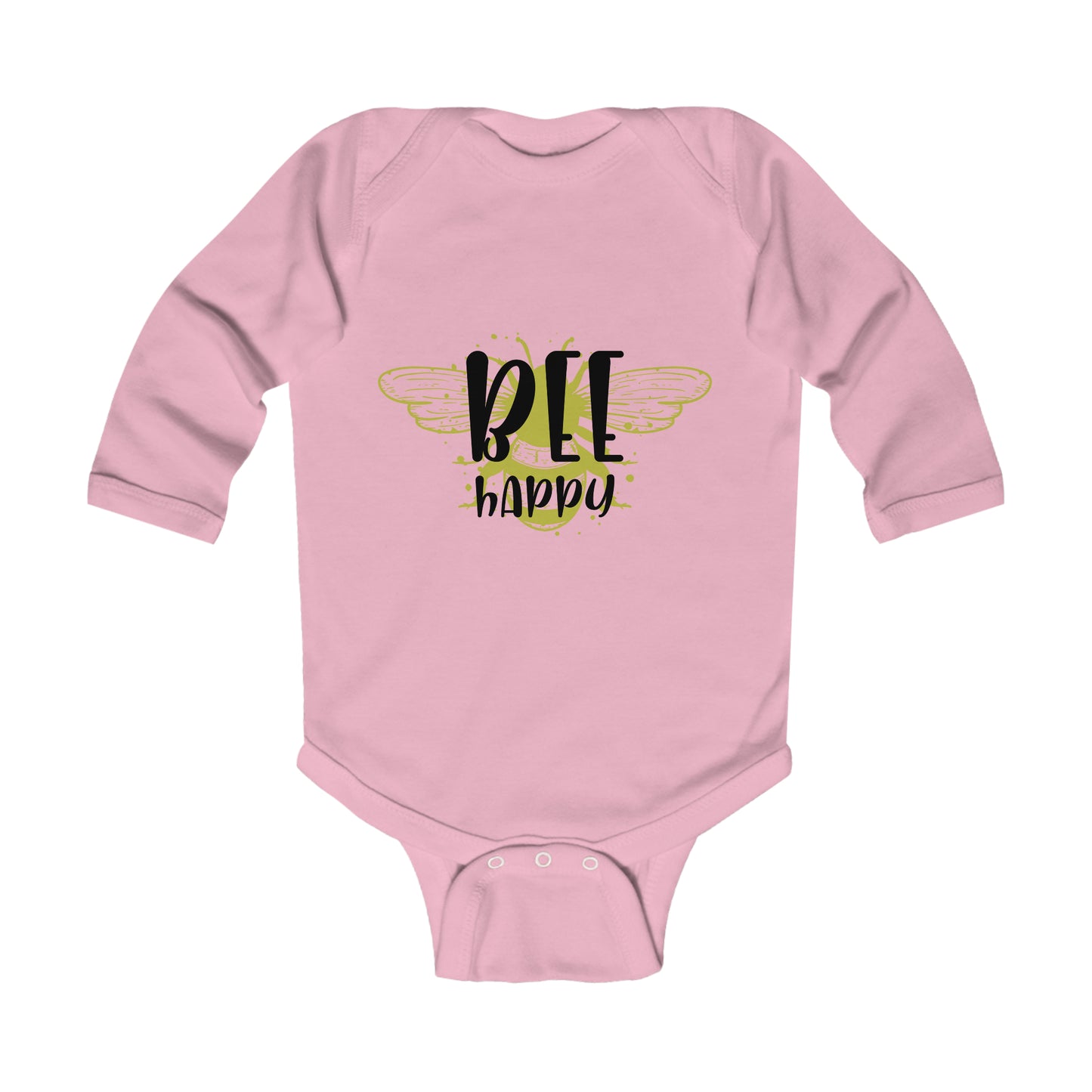 Bee Happy-Infant Long Sleeve Bodysuit