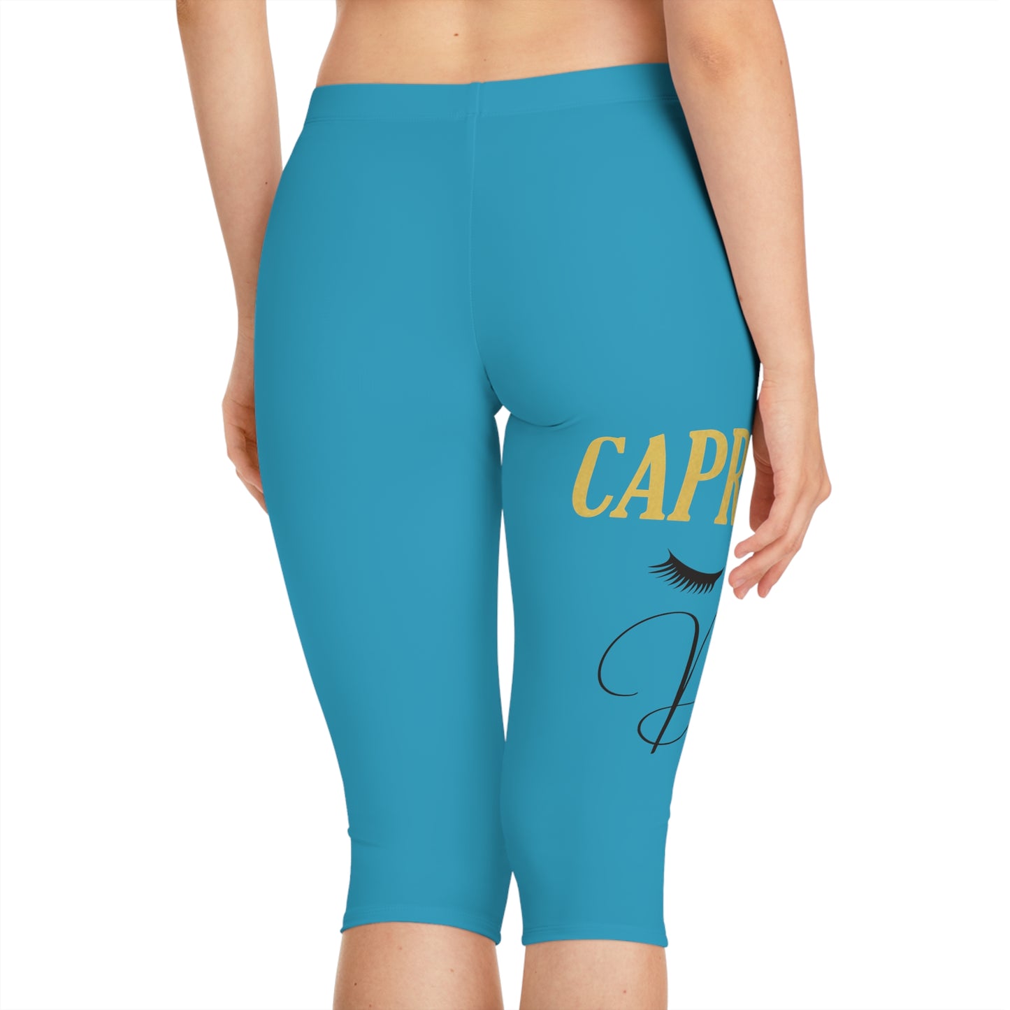 Capricorn Diva- Women's Capri Leggings (AOP)