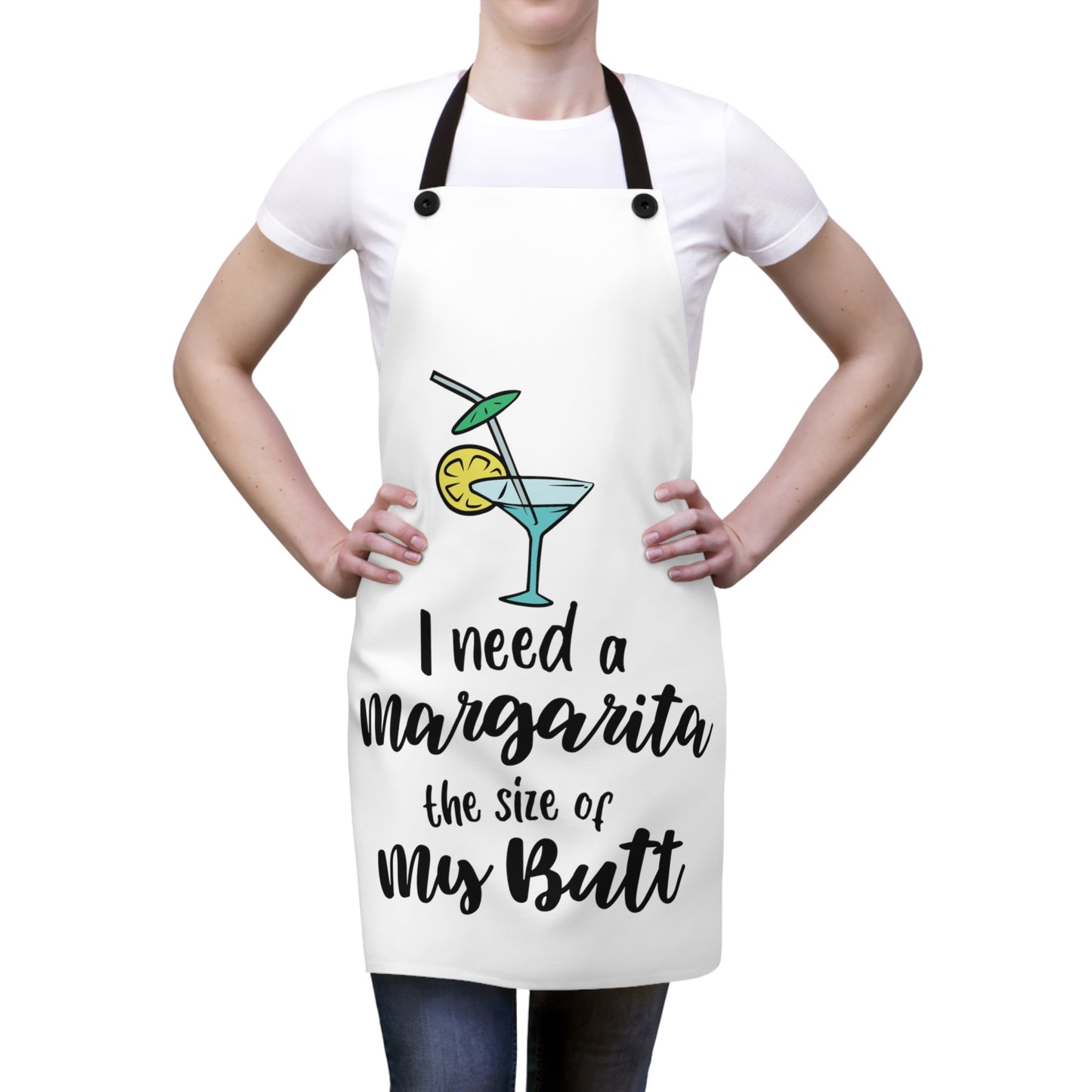 I need a margarita - Apron (AOP)