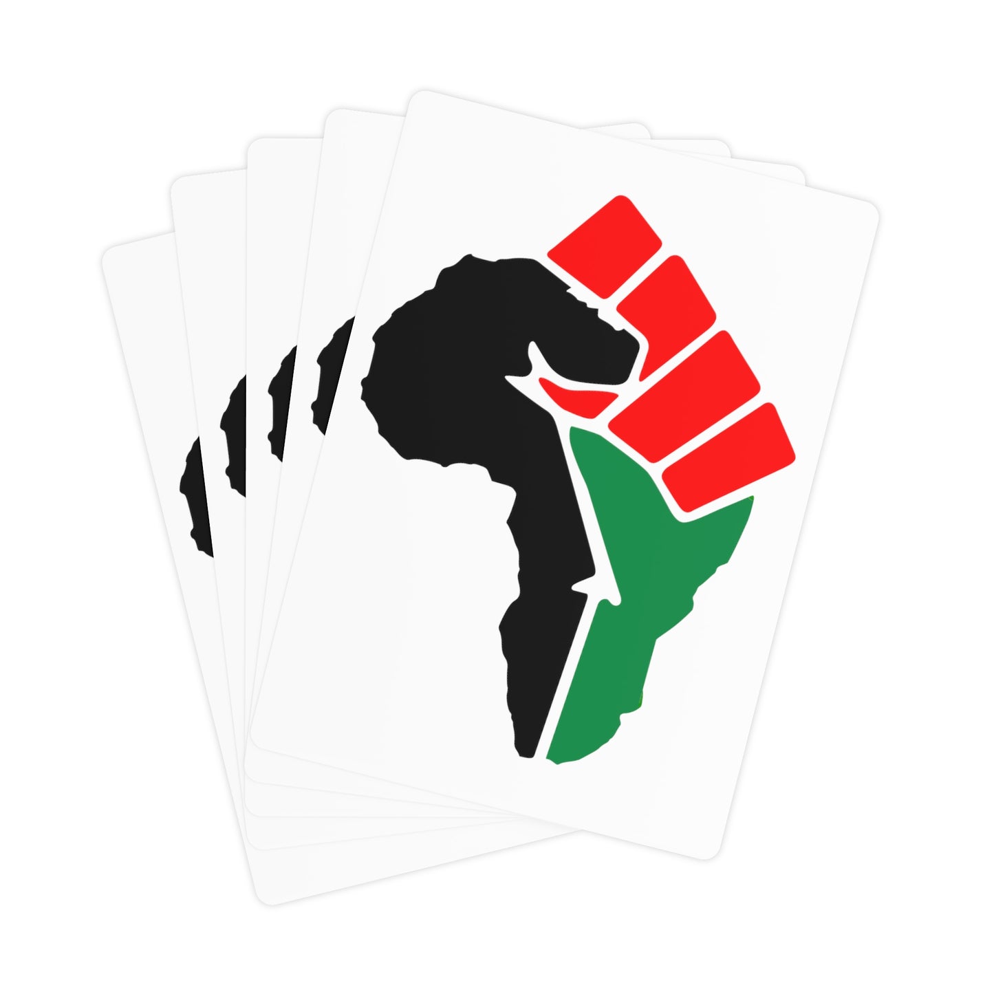 African Fist -Poker Cards