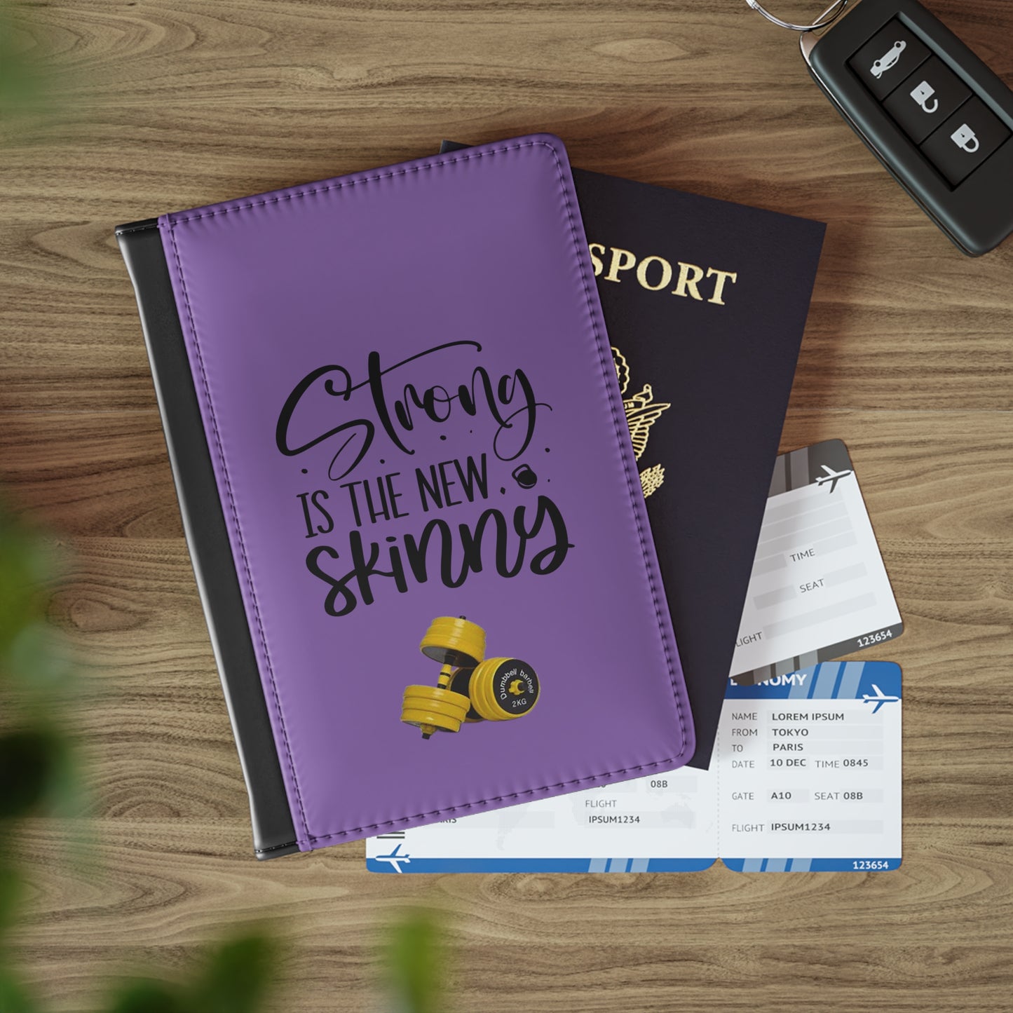 Strong is the new skinny-Passport Cover