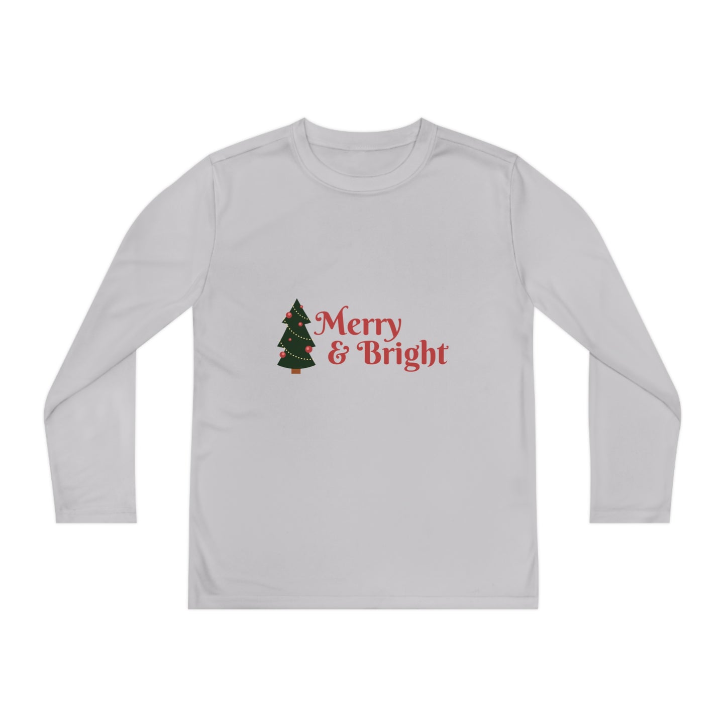 Merry Christmas-Youth Long Sleeve Competitor Tee