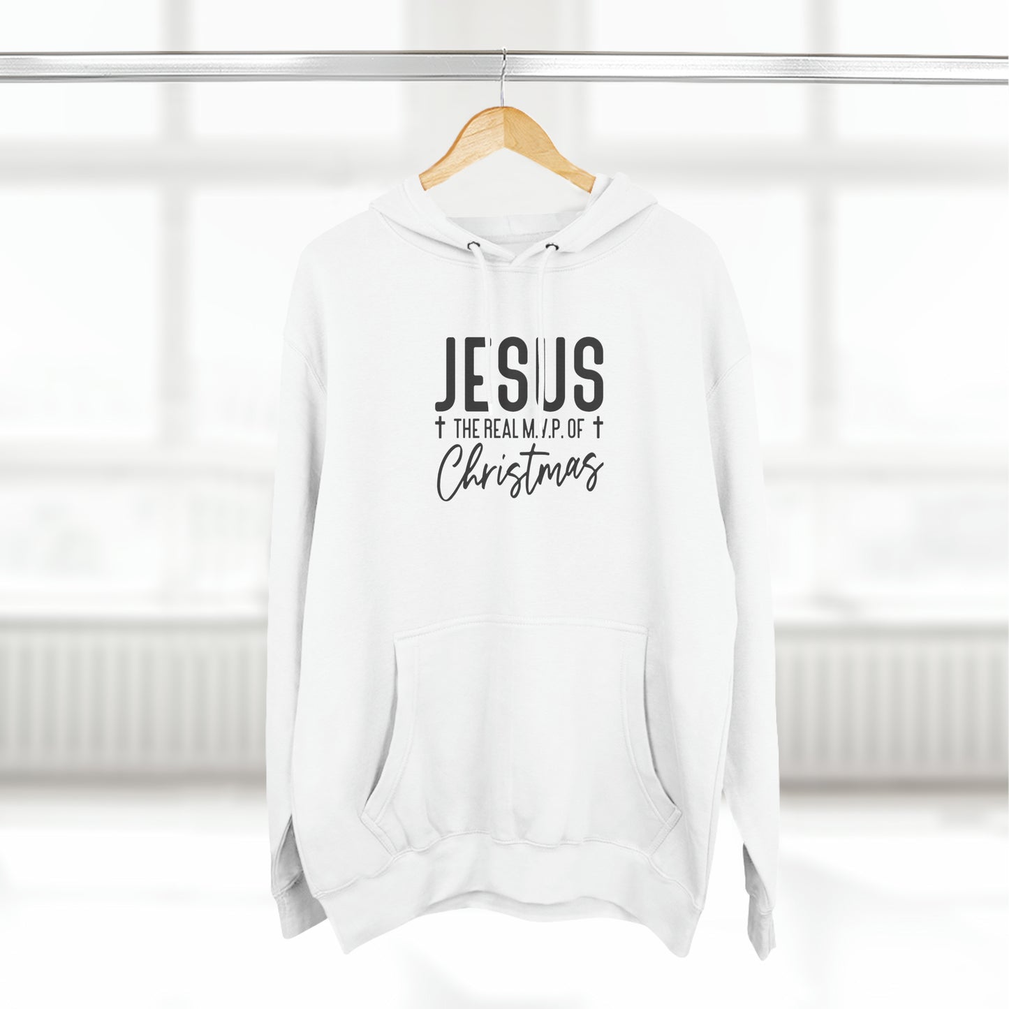 Jesus MVP of Christmas - Unisex Premium Pullover Hoodie