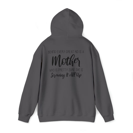 Behind every great kid- Unisex Heavy Blend™ Hooded Sweatshirt