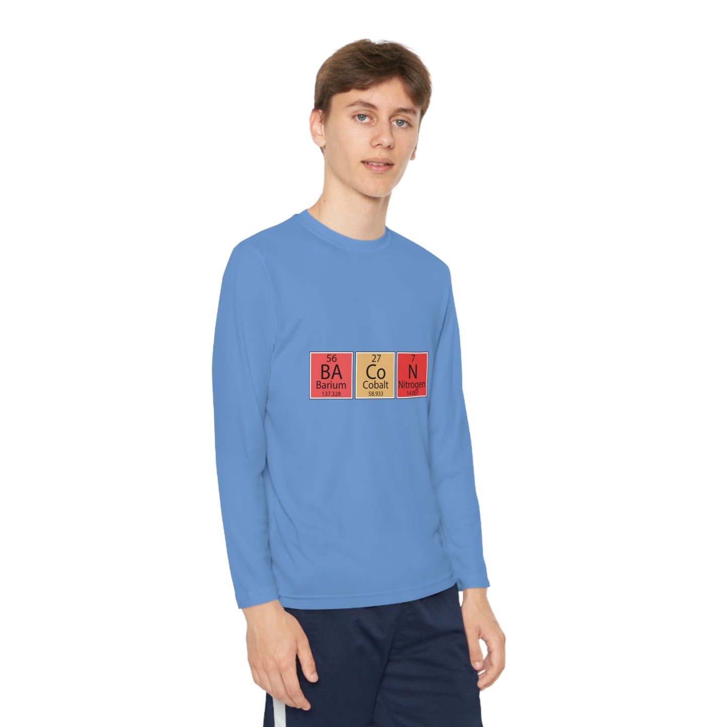 Bacon-Youth Long Sleeve Competitor Tee