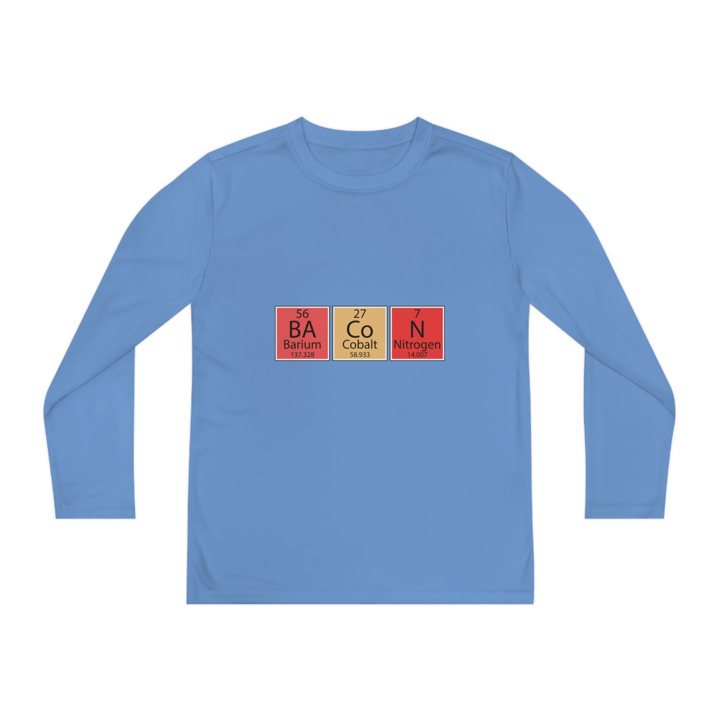 Bacon-Youth Long Sleeve Competitor Tee