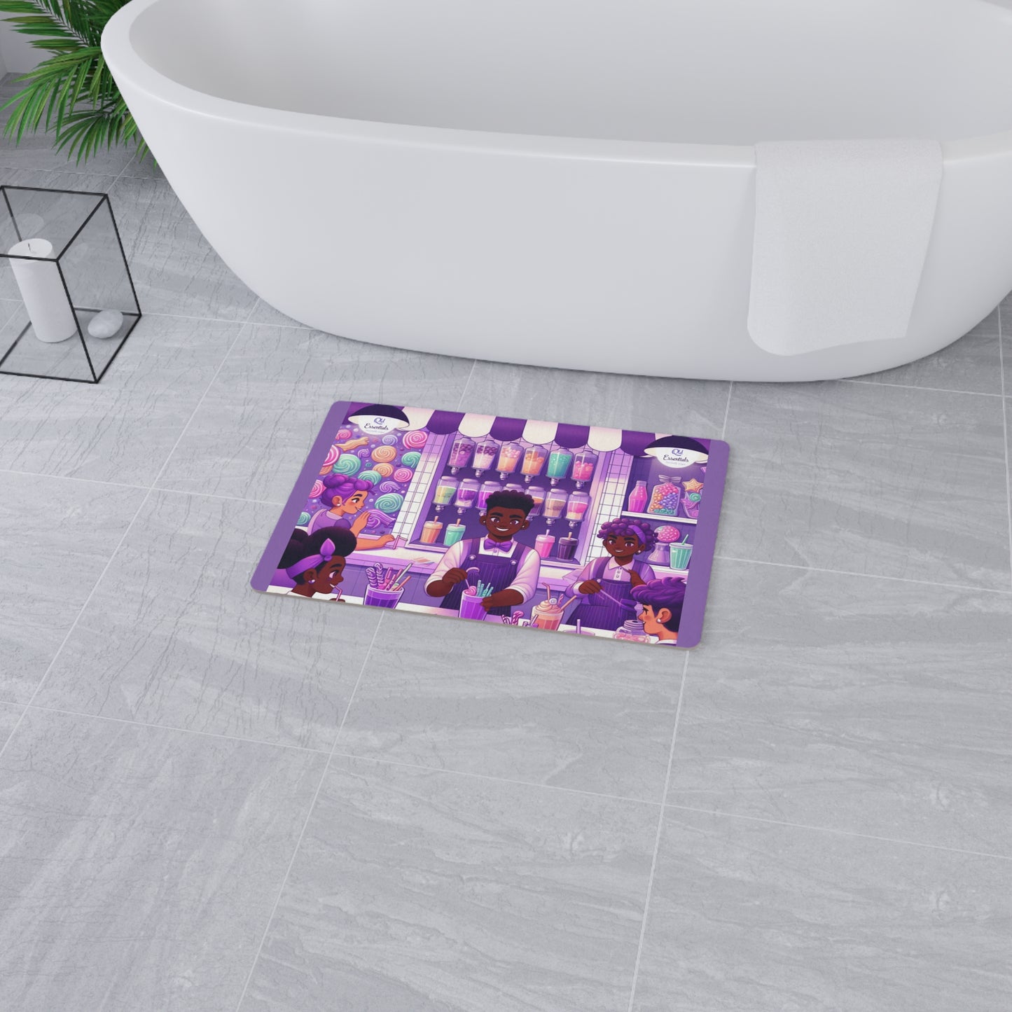 Purple Soda Shop-Floor Mat