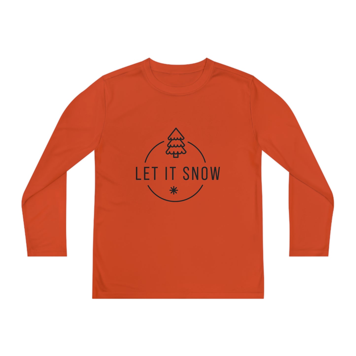 Let it snow- Youth Long Sleeve Competitor Tee