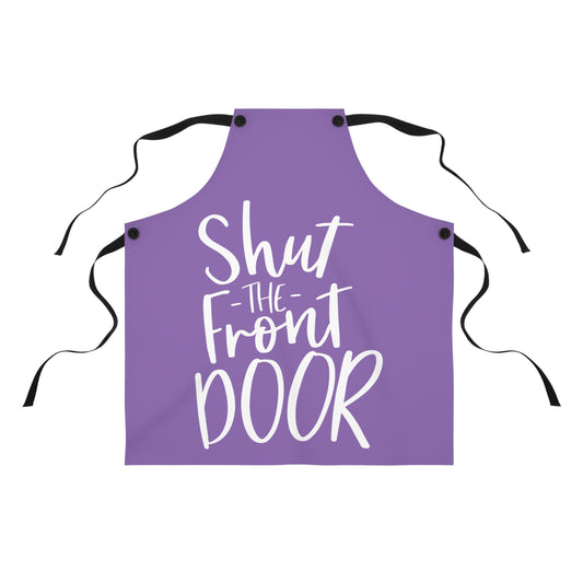 Shut the front door-Apron (AOP)