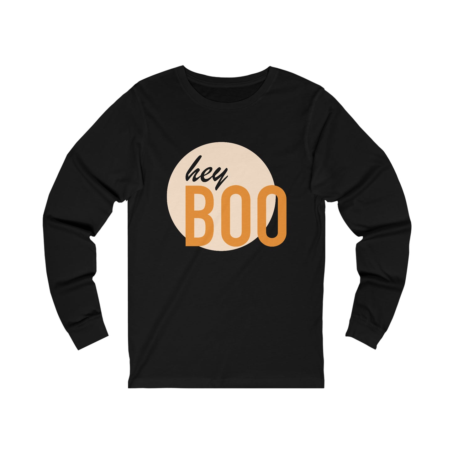 Hey Boo- Unisex Jersey Long Sleeve Tee