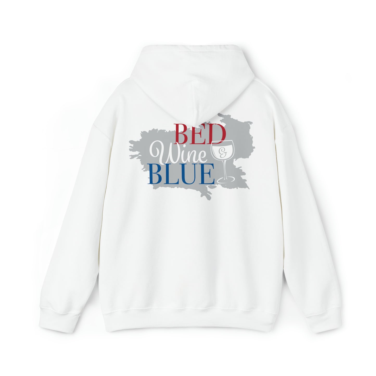 Red Wine and Blue- Unisex Heavy Blend™ Hooded Sweatshirt