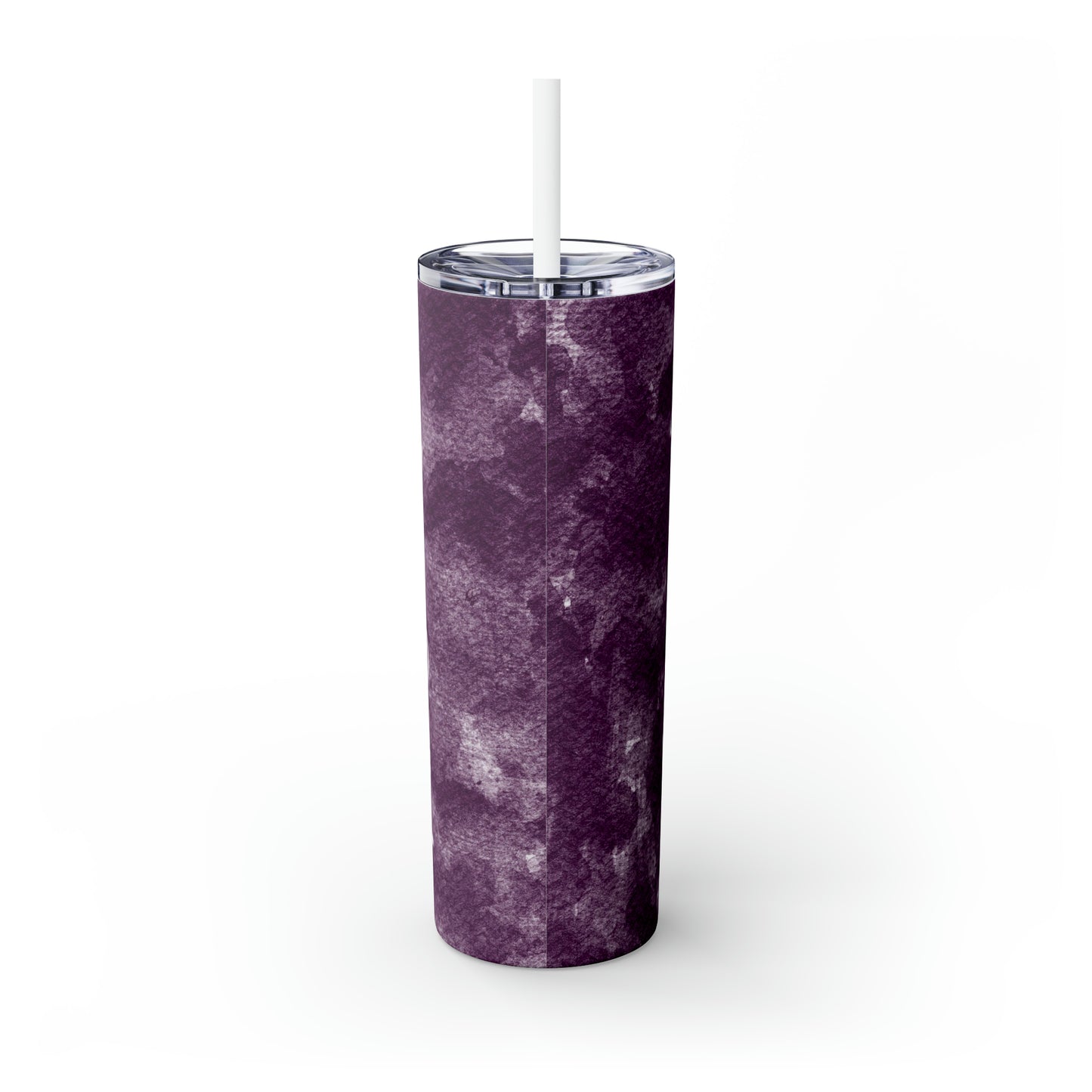 Why ya'll trying to test the Jesus in me?-Skinny Tumbler with Straw, 20oz