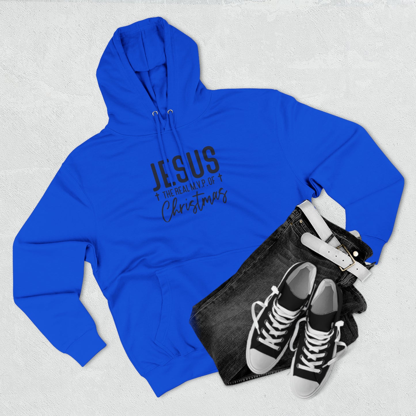 Jesus MVP of Christmas - Unisex Premium Pullover Hoodie