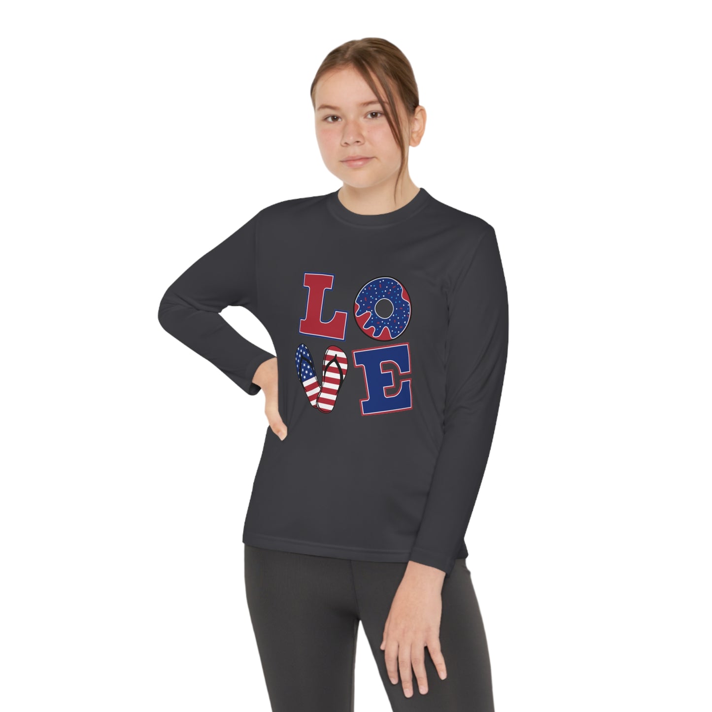 LOVE-Youth Long Sleeve Competitor Tee