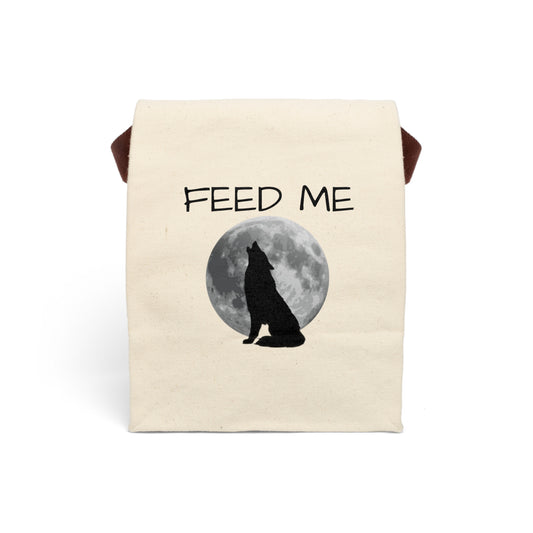 FEED ME - Canvas Lunch Bag With Strap