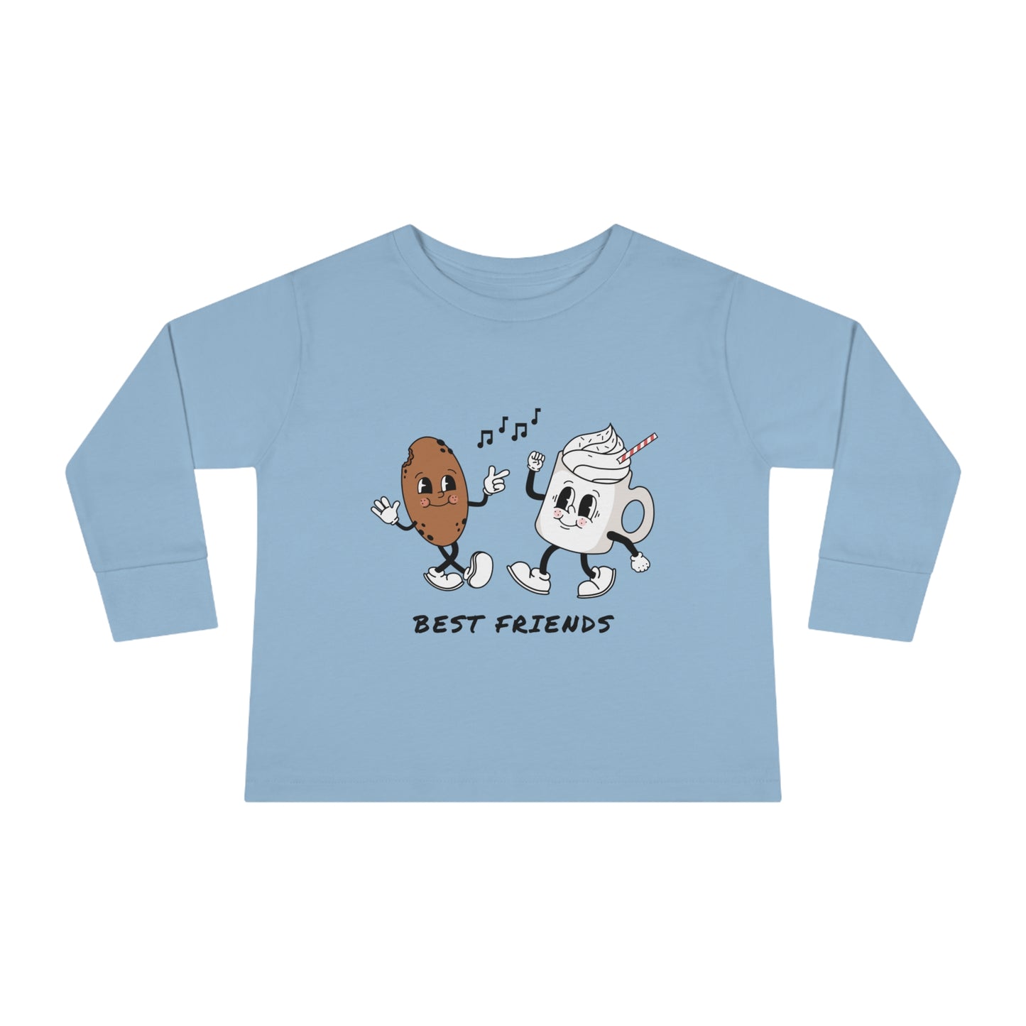 Milk and Cookies- Toddler Long Sleeve Tee