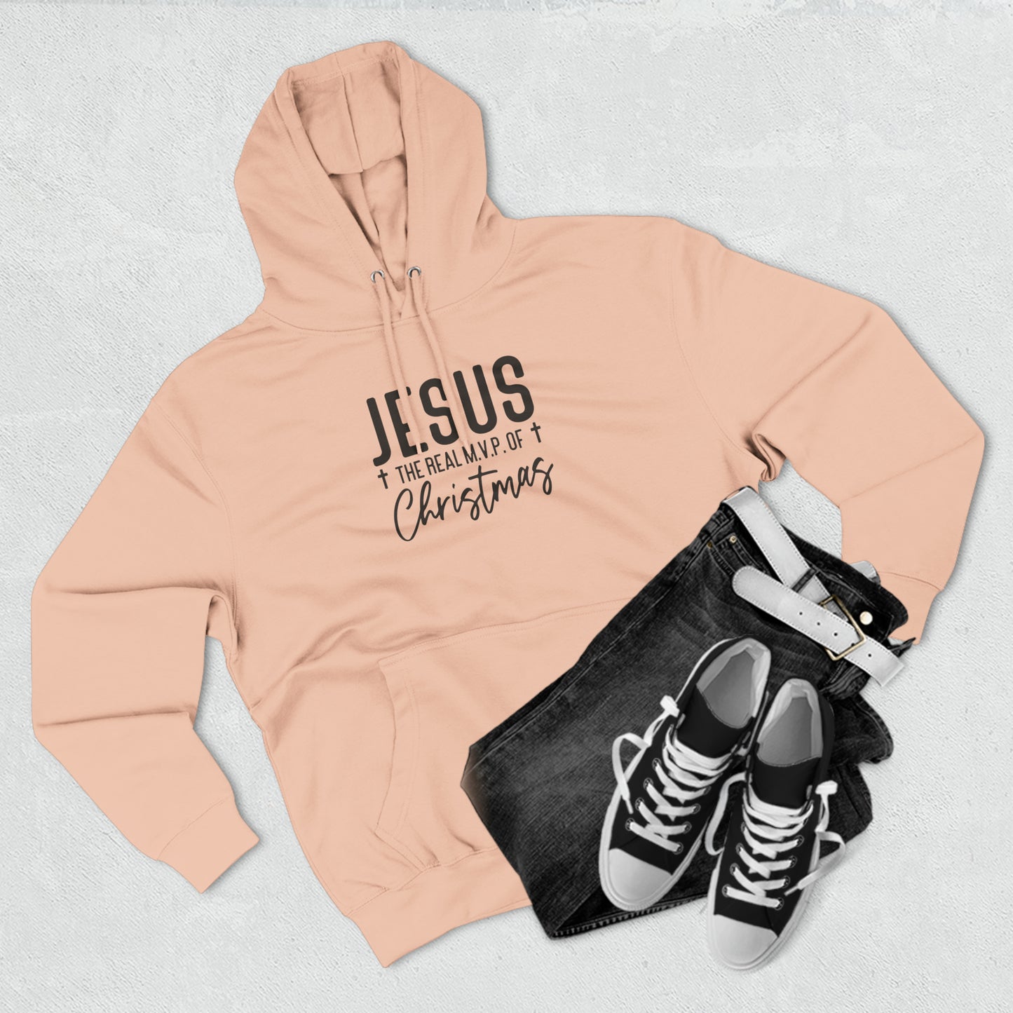 Jesus MVP of Christmas - Unisex Premium Pullover Hoodie