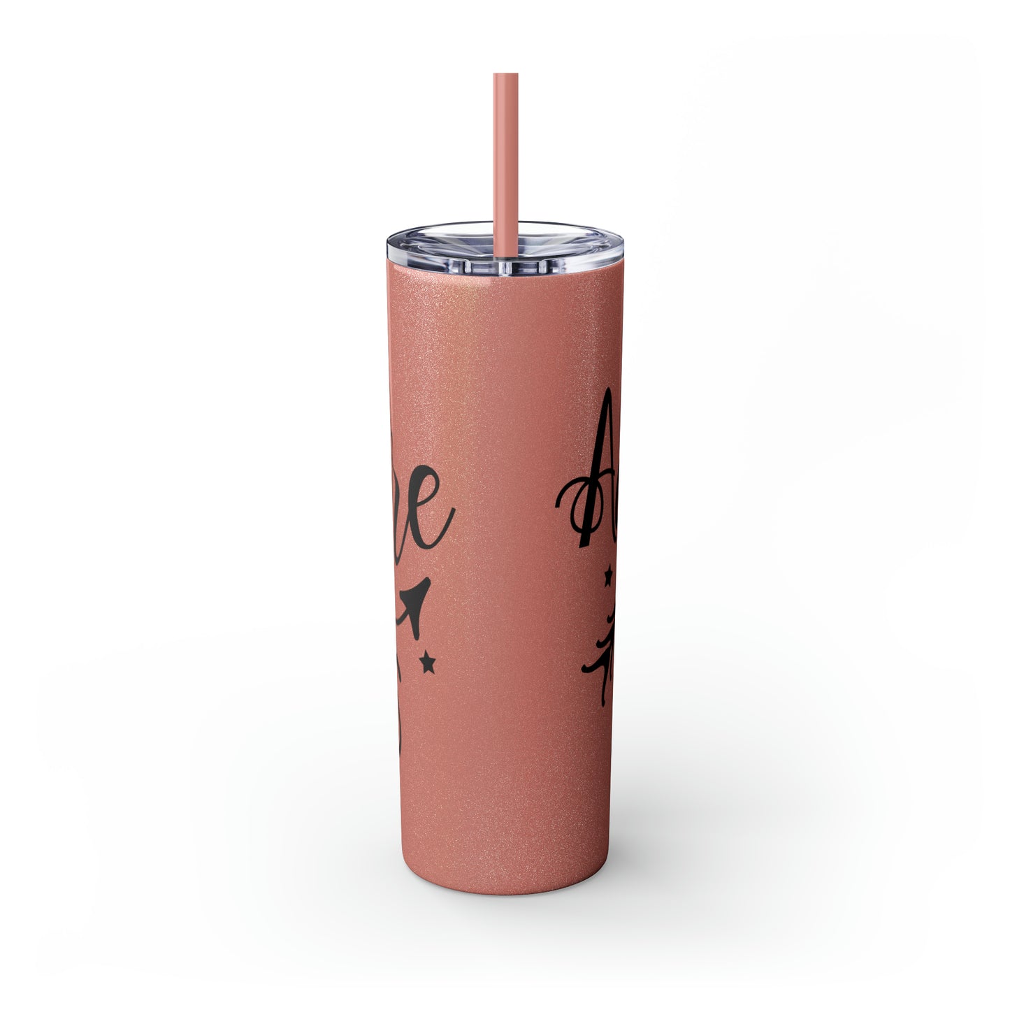 Adventure Awaits- Skinny Tumbler with Straw, 20oz