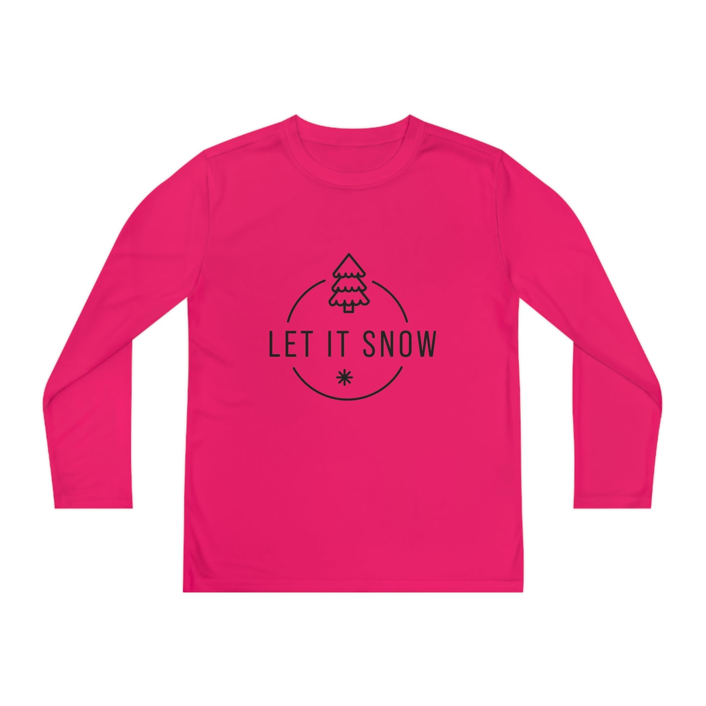 Let it snow- Youth Long Sleeve Competitor Tee